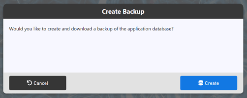 Create a Backup